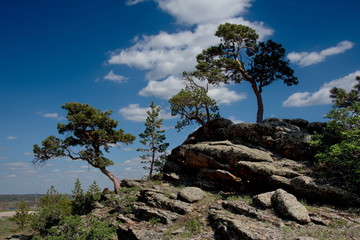 Obraz premium Eastern Kazakhstan, national natural Park Bayanaul