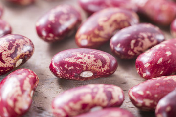 red bean beans in bowl on wood