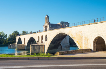 Fototapeta na wymiar Architectures and monuments of Avignon