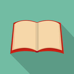 Book university icon. Flat illustration of book university vector icon for web