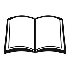Book university icon. Simple illustration of book university vector icon for web