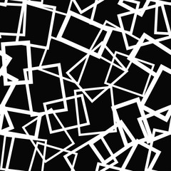 Seamless abstract pattern with squares