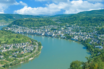 der bekannte Weinort Boppard am Rhein,Rheinland-Pfalz,Deutschland