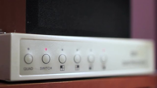 Switch box flashing red light bulbs