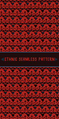 Ethnic seamless pattern. Hand drawn. Ancient.