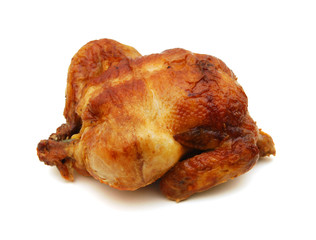 The whole fried chicken on a white background © ImagesMy