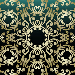 signboard name. Vector illustration. Romantic wedding invitation. Abstract round ornament. Good for design in business. Rich design.