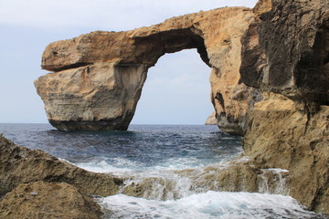 Fototapeta na wymiar Azure Window on Malta