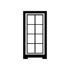 Window icon. Vector Illustration