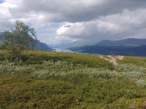 Kungsleden near Saltoluokta, north of Sweden