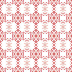 Seamless  background with snowflakes. Holiday Christmas pattern. Merry Christmas and Happy New Year.