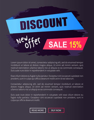 Black Friday New Offer Sale 15 Web Poster Text