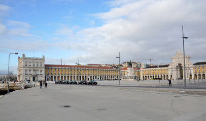 Fototapeta na wymiar Praça do Comércio Lisbon 
