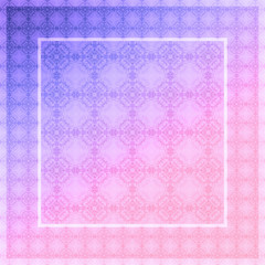 Decorative background with a border, violet-pink