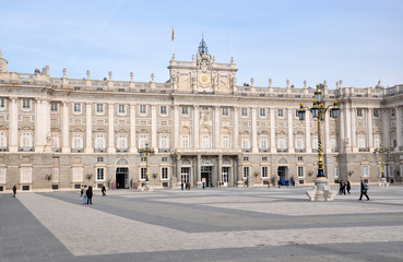 Fototapeta na wymiar Royal palace Madrid 