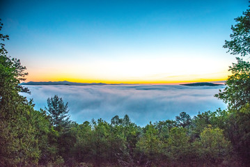 Early Morning Mountain Sun Rise