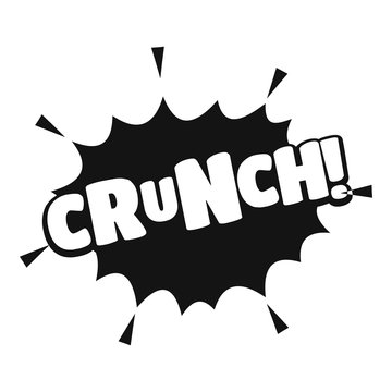 Comic boom crunch icon. Simple illustration of comic boom crunch vector icon for web
