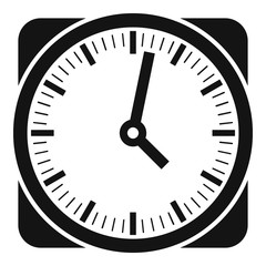 Clock retro icon. Simple illustration of clock retro vector icon for web