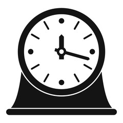 Clock vintage icon. Simple illustration of clock vintage vector icon for web