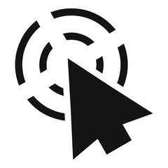 Cursor app icon. Simple illustration of cursor app vector icon for web