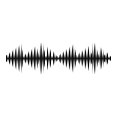Equalizer voice icon. Simple illustration of equalizer voice vector icon for web
