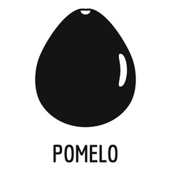 Pomelo icon. Simple illustration of pomelo vector icon for web