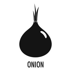 Onion icon. Simple illustration of onion vector icon for web