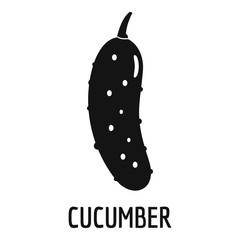 Cucumber icon. Simple illustration of cucumber vector icon for web