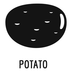 Potato icon. Simple illustration of potato vector icon for web
