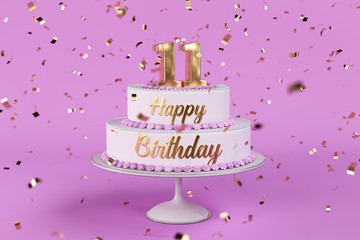 Geburtstagstorte 11 Jahre