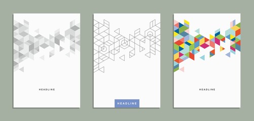 Brochure, flyer, template, corporate identity.