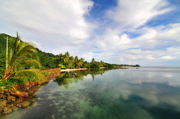Kosrae - an island in Federated States of Micronesia.   © robnaw