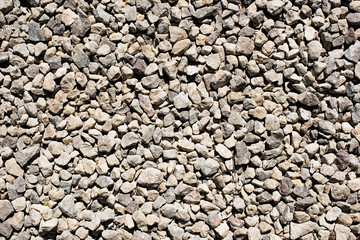 Texture of the gravel surface