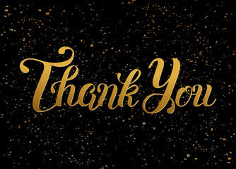 Thank You handwritten lettering