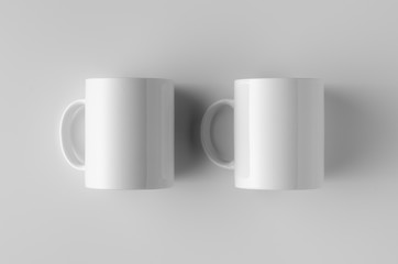 Mug Mock-Up - Two Mugs