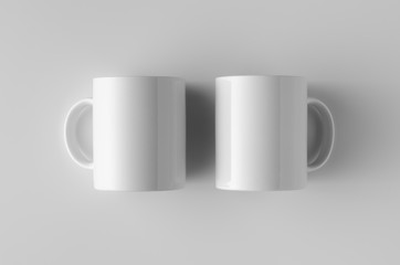 Mug Mock-Up - Two Mugs
