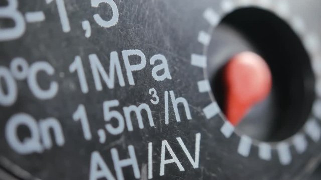 Counter Flow of Cold Water, Black color.