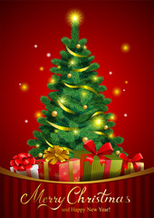 Christmas festive backgroung