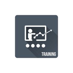 Training icon , EPS10 vector