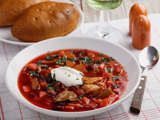 Russian beetroot soup