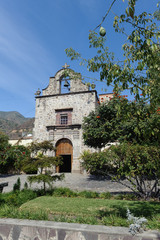 Fototapeta na wymiar Capilla Nuestra Señora del Rosario, (Ajijic Little Church), Ajijic, Jalisco, Mexico