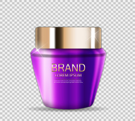 Design Cosmetics Product  Template for Ads or Magazine Backgroun