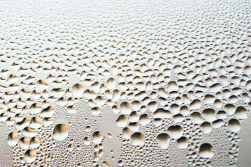 Condensation on Glass Water Droplets Background