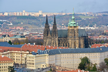 Fototapeta na wymiar The Czech Castle is a UNESCO World Heritage Site.