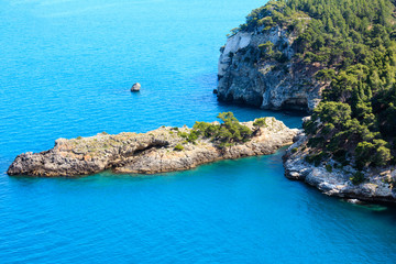 Obraz premium Summer coast Cala di Porto Greco, Gargano, Puglia, Italy