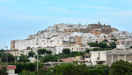Fototapeta na wymiar Ostuni town in Puglia, Italy