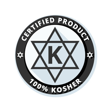 Kosher Product sign illustration
