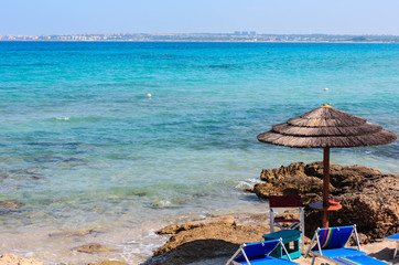 Beach Punta della Suina, Salento, Italy
