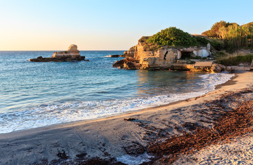 Obraz premium Beach Torre Sant'Andrea, Salento, Italy