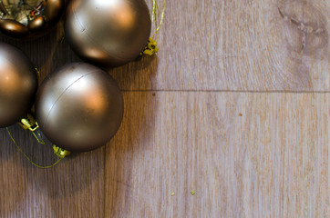 new year's toys lie on the floor - festive background